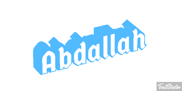 Abdallah Text effect