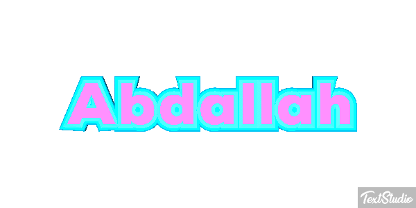 Abdallah Text effect