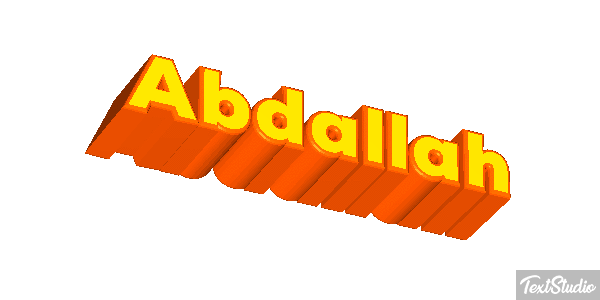 Abdallah Text effect