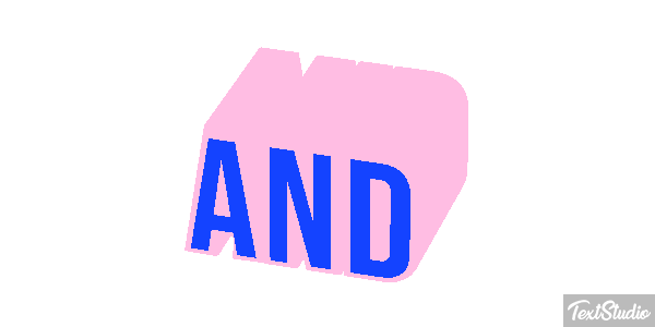 And Texteffekt