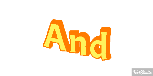 And Texteffekt
