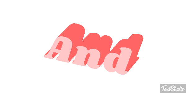 And Texteffekt