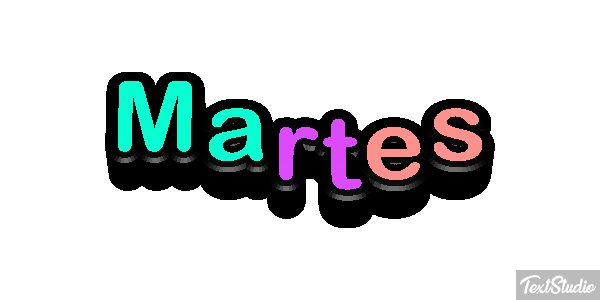 Martes Text effect