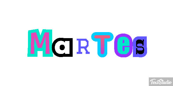 Martes Text effect