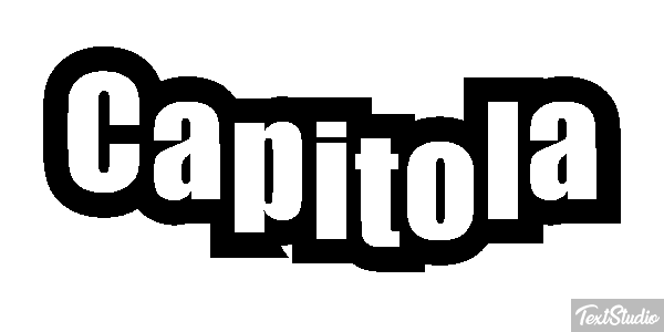 Capitola Text effect