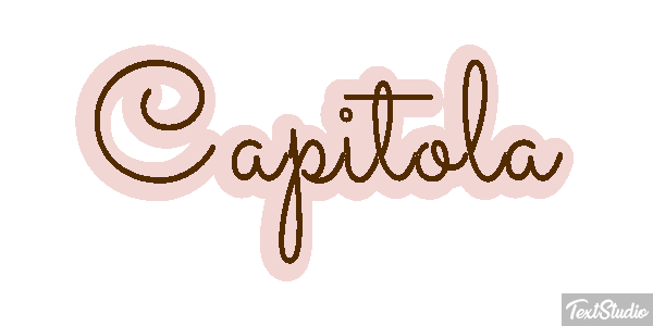 Capitola Text effect