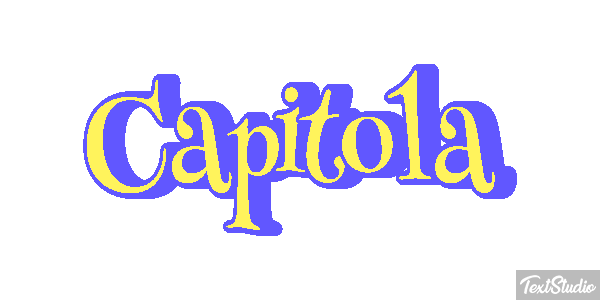 Capitola Text effect