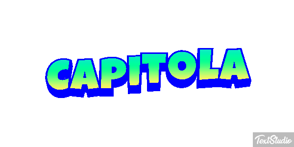 Capitola Text effect