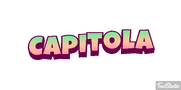 Capitola Text effect