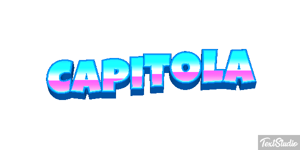 Capitola Text effect