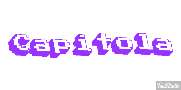 Capitola Text effect
