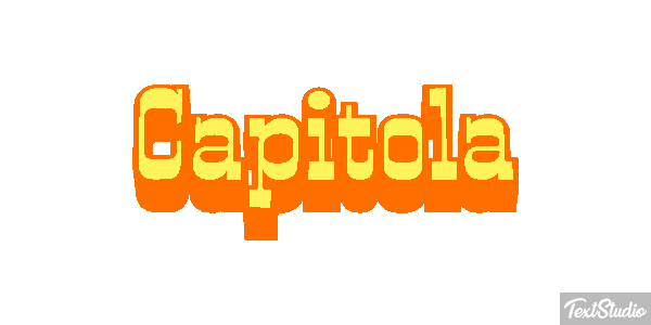 Capitola Text effect