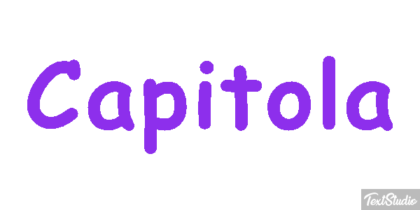 Capitola Text effect
