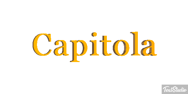 Capitola Text effect