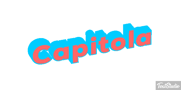 Capitola Text effect