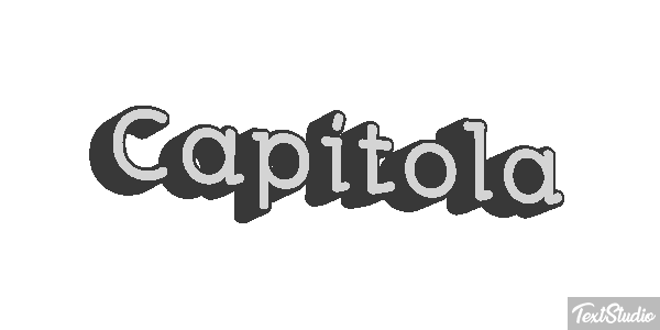 Capitola Text effect