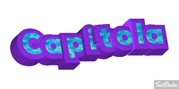 Capitola Text effect