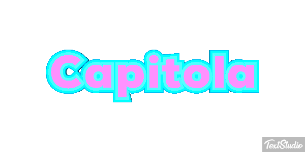 Capitola Text effect