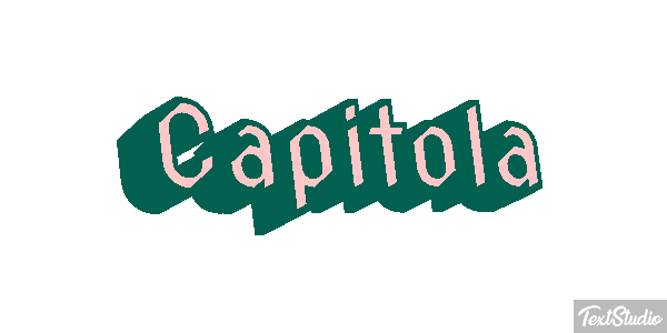 Capitola Text effect
