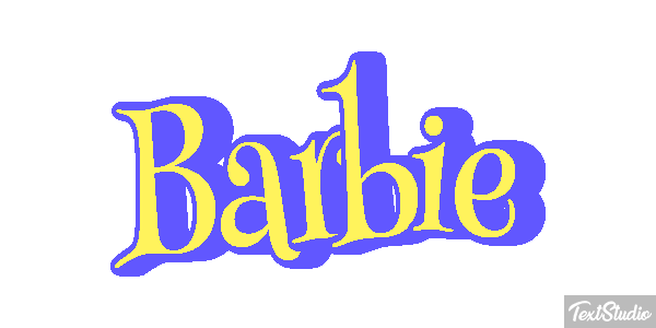 Barbie Effet de texte