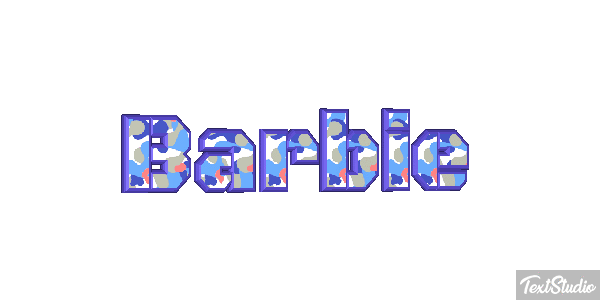 Barbie Effet de texte