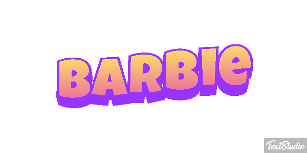Barbie Effet de texte