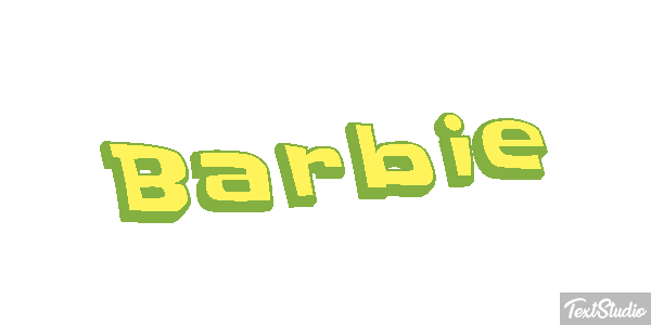 Barbie Effet de texte