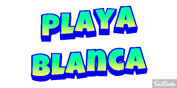 Playa Blanca Effetto testo