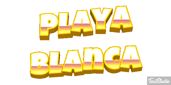 Playa Blanca Effetto testo