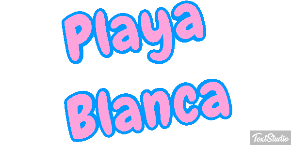 Playa Blanca Effetto testo