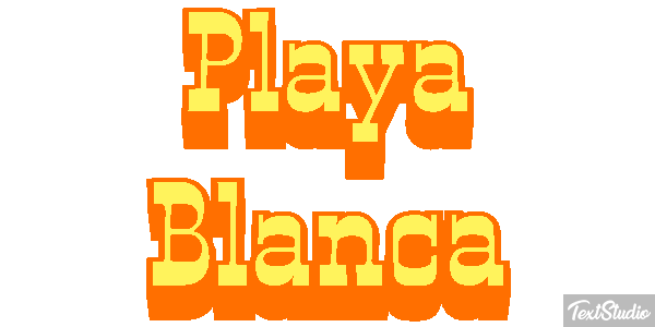Playa Blanca Effetto testo