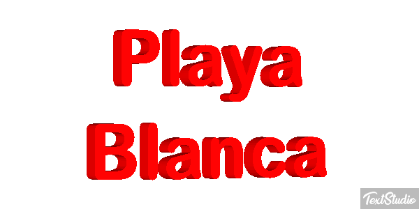 Playa Blanca Effetto testo