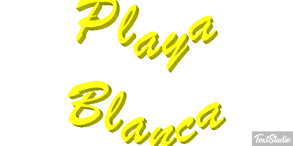 Playa Blanca Effetto testo