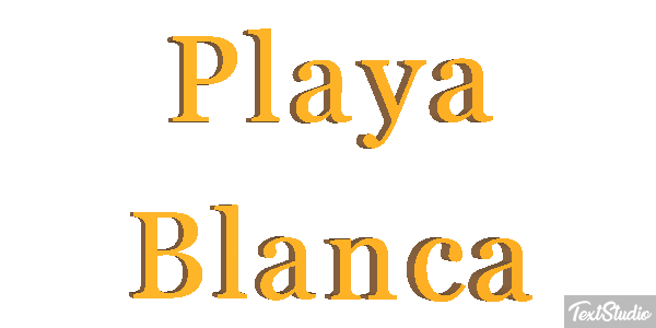 Playa Blanca Effetto testo