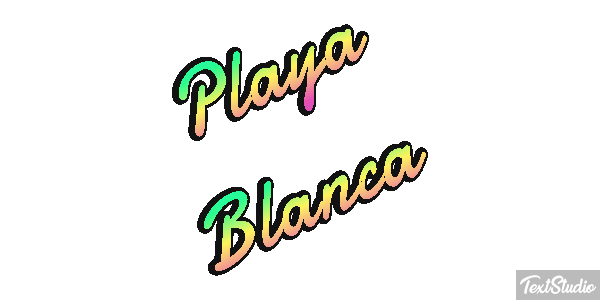 Playa Blanca Effetto testo