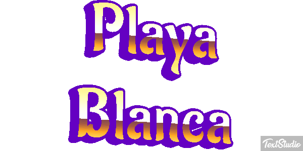 Playa Blanca Effetto testo