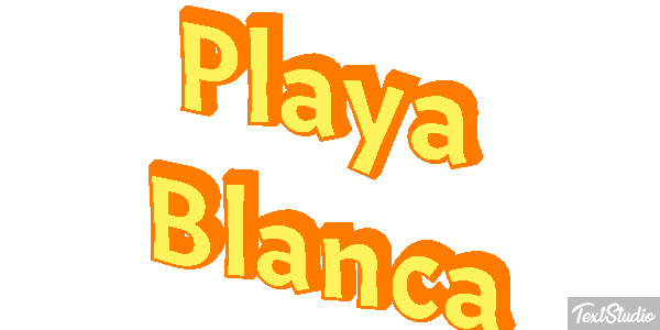 Playa Blanca Effetto testo