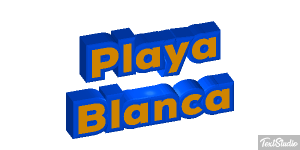 Playa Blanca Effetto testo