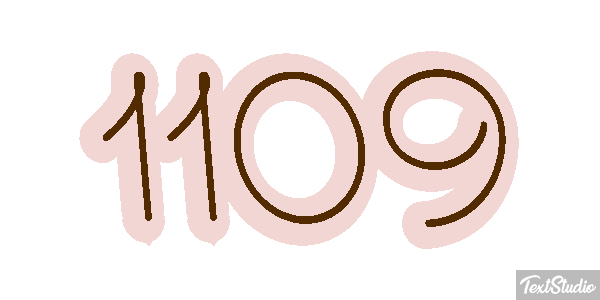 1109 Text effect