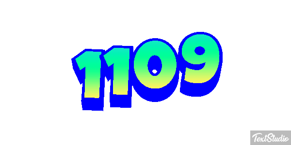 1109 Text effect