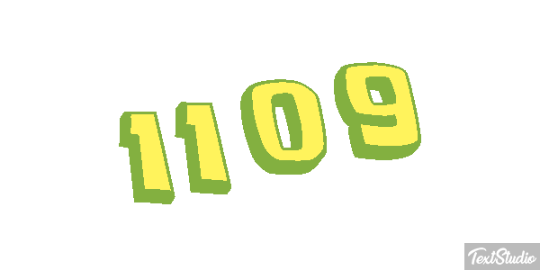 1109 Text effect