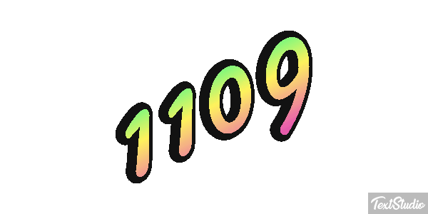 1109 Text effect