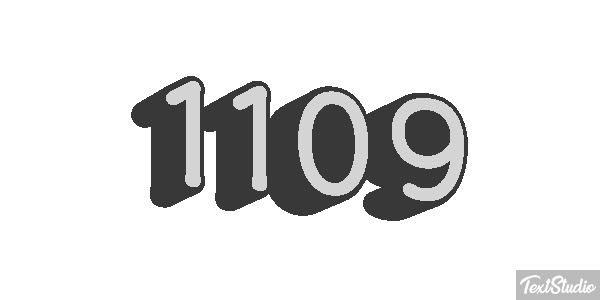 1109 Text effect