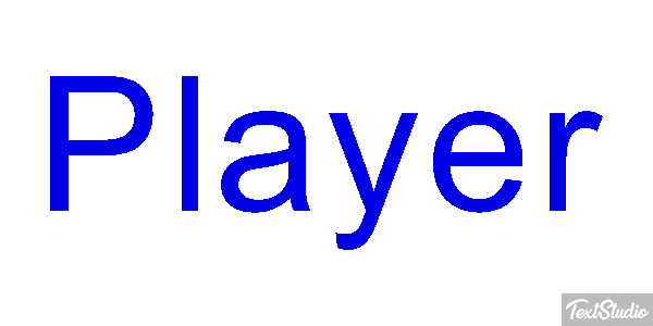 Player Text effect