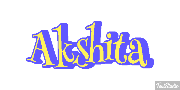 Akshita Efekt tekstowy