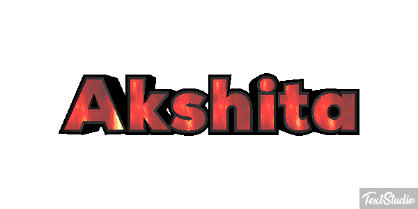 Akshita Efekt tekstowy