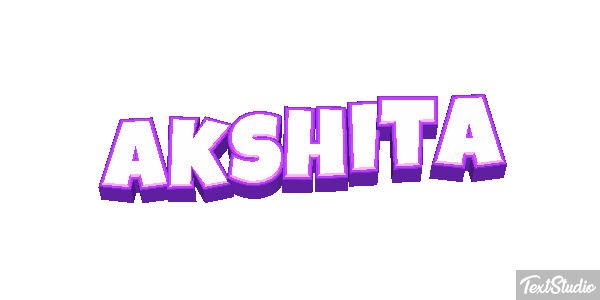 Akshita Efekt tekstowy