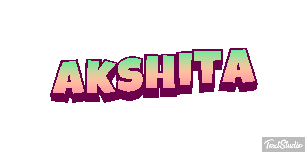 Akshita Efekt tekstowy