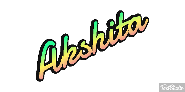 Akshita Efekt tekstowy