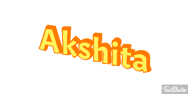 Akshita Efekt tekstowy